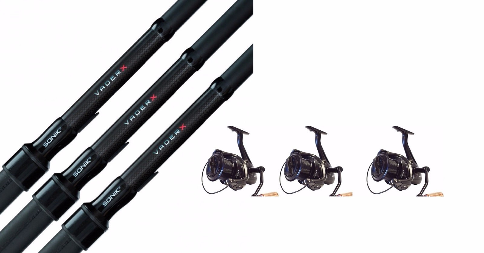 sonik vader x rod and reel combo